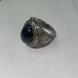 Black onyx stone ring (UNISEX)